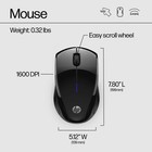 Hp X3000 G3 Wireless Mouse - Black  15-month Battery  Side Grips For Control  Tr