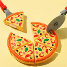 Kids Pizza Cutting Toy Set     Pretend Play Kitchen Food Cooking Toy