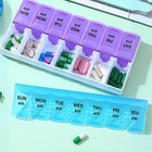 New Weekly Portable Travel Pill Cases Box 7 Days Organizer 14 Grids Pills Contai