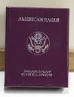 1988 S 1oz Us American Silver Eagle  1 Dollar Proof Bullion Original Box  coa   