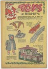 Murphys Joy Book 1 1950 Christmas Santa Claus Giveaway Promo Promotional Vg