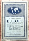 Post-wwi Hand-map Of Europe Illustrating Territorial Changes Since 1914 G Philip