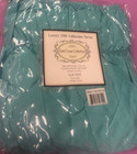 Wrap Around 18  Inch Turquoise Ruffled Elastic Solid Bed Skirt Fits All Q And K