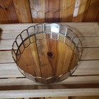 Vtg Round Brass  Glass   Mirrored Vanity Perfume Tray 12  Diameter India Nice