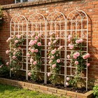 2 Pack Metal Garden Trellis For Climbing Plants Outdoor Plant Support Trellis