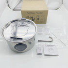 108oz 3 2l Cat Water Fountain Stainless Steel  Automatic Pet Water Dispenser