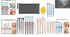 All-in-one Poly Clay Sculpting Kit With Durable Tools   Storage Bag For Adults