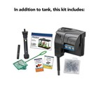 10 Gallon Aquarium Fish Tank Starter Kit With Led Lighting