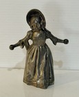 Antique 1800s Pewter Candle Snuffer Hans Christian Andersen Little Match Girl