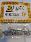 Vintage Antique Glass Tube Seed Beads  Sequins   Rhinestones Multi-color   Size