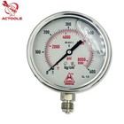 Diesel Injector Nozzle Pop Tester 0- 600 Bar Dual Scale 0-8500 Psi Gauge Usa