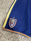 Adidas Real Salt Lake Mls Soccer Home Authentic Shorts Size Large  jl8453 