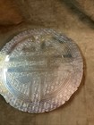 Vintage Gorham Silver Plated Large Size Footed Trivet hot Plate Floral Design