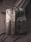 Vintage Black Reunion Blues Leather Stick Bag  No Longer Made  Excellent 