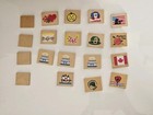 Vtg Hand Painted Wood Perpetual Calendar Cottage Cabincore Farmhouse Seasons