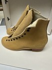 Riedell Roller Skates 130l Size 5 Med Width Beige Suede Leather