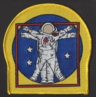 Nasa Eva Astronaut Space Walk - Vitruvian Man - 4  -  3 Star Patch Mint      