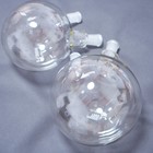 Lab Glass Round Bottom Boiling Flask 2-neck 24 40 Joints 1000 Ml - 20 Litre 