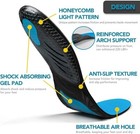 Grmstep Insoles Arch Supports Orthotics Shoe Inserts For Foot Pain Xl Size