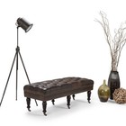 Henley 50 Inch Wide Rectangle Tufted Ottoman Bench