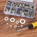  6 To 1 2  Stainless Steel Flat Washer Assortment Set Kit Various Sizes 260pcs