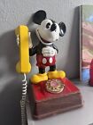 Tested Mickey Mouse Phone Vtg Rotary Dial Telephone 1976 Walt Disney Productions