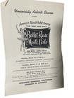 The Royal Ballet Program Third Concert 1957 Univ Of Mn Northrop Coppelia Adv Vtg