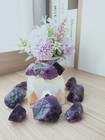 2 Lb Rough Crystals Bulk Raw Amethyst Quartz Healing  Purple  Us Warehouse