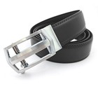 New Genuine Leather Mens Ratchet Belt Belts For Men Adjustable Automatic Buckle