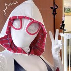 Spider-man Into The Spider-verse Spider-gwen Kids Cosplay Costume Jumpsuit Mask