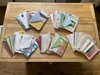 Greeting Card Lot W  Organizer Box - 250 New Cards W  Envelopes - Various Themes