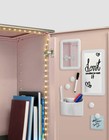 8pc Merkury White Led-strip-light Dry-erase Board Marker Mirror Note Locker Kit