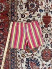Vintage Mister Brown Rainbow Stripe Cotton Shorts Size 6 Usa