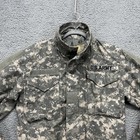 Us Army Jacket Mens Small Regular Gray Digital Camo Cold Weather Field Coat