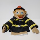 Sml Acruate Melissa   Doug Brooklyn Guy Puppet Firefighter Outfit Rare