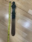 Vintage Brass Desk Set Letter Opener Ink Blotter Antique Style
