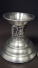 Vtg  Viking Candle Holder - Pewter - Made In Norway - Set Of Two - Archer   Ship