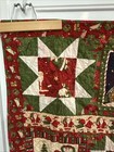 Quilted Santas Journey Christmas Patchwork Quilt Throw Lap Quilt Wall Hanging