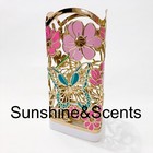 1x Bath   Body Works Butterflies In The Garden Metal Foaming Soap Holder Sleeve