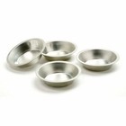 Norpro 4 Piece Round 5  Mini Tin Pie Pan Set - Small Pot Pies  Quiches And Cakes