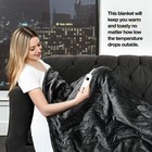King Heated Blanket Machine Washable Extremely Soft   Comfortable Blanket Th