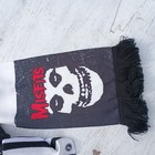 Misfits Scarf Punk Rock Band Goth Horror Ethos Danzig Black Skull New Winter