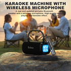 Karaoke Bluetooth Speaker Portable Waterproof Wireless Microphone For Adult