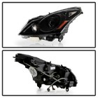 2010-2013 G37   11-12 G25 Sedan Hid xenon Black Projector Headlights Headlamps