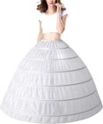 Us Stock Hoop Skirt Bridal Crinoline Petticoat Half Slips Ball Gown Underskirt