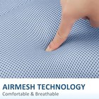 Bath Pillow-bathtub Pillow With Air Mesh Fabric   6 Non-slip Suction Cups  Bath