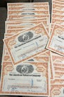  lot Of 80  American Tobacco Company Stock Certificate -2 Colors