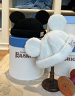 Japan Tokyo Disney Resort Cap Fluffy Black Hat Ears Mickey 58cm