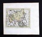 1779 Bruyset Enfans Map Asia China Japan India Arabia Persia Iran Korea Siberia