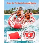Uimoso Towable Tubes For Boating  2-person Inflatable Water Sports Equipment